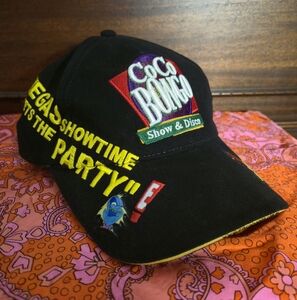 Vintage CoCo Bongo Show & Disco Cancun Hat Y2K Black Embroidered Cap (Mexico)